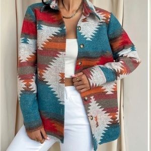 Aztec jacket shein Clearance